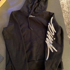 Pink pull over hoodie